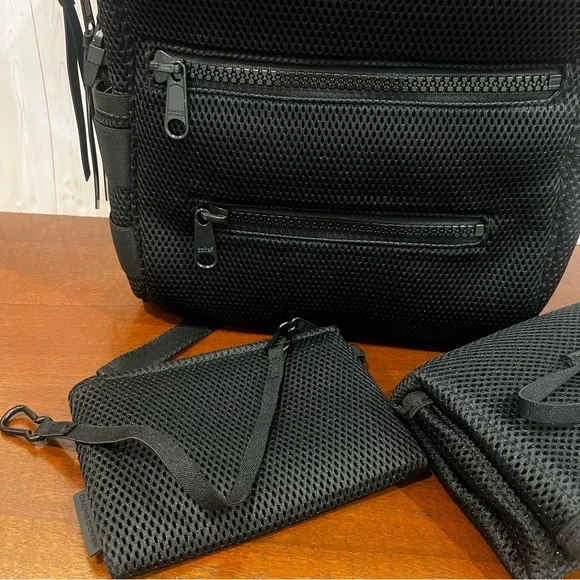 Dagne Dover Indi Air Mesh Large Diaper Bag Backpack Luggage Sleeve Stroller Clip - Picture 3 of 9